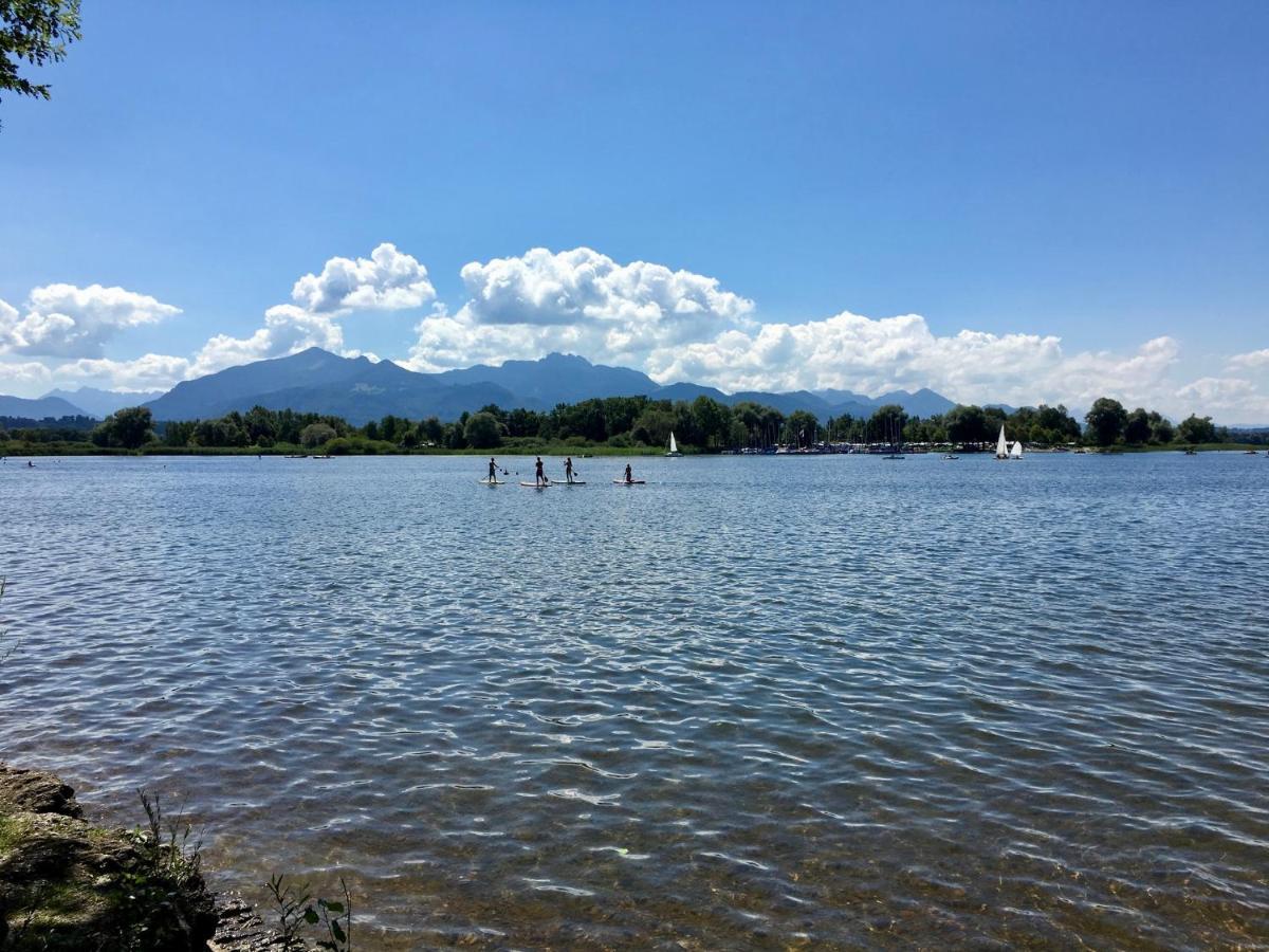 Ferienwohnung am Chiemsee Übersee Exterior foto